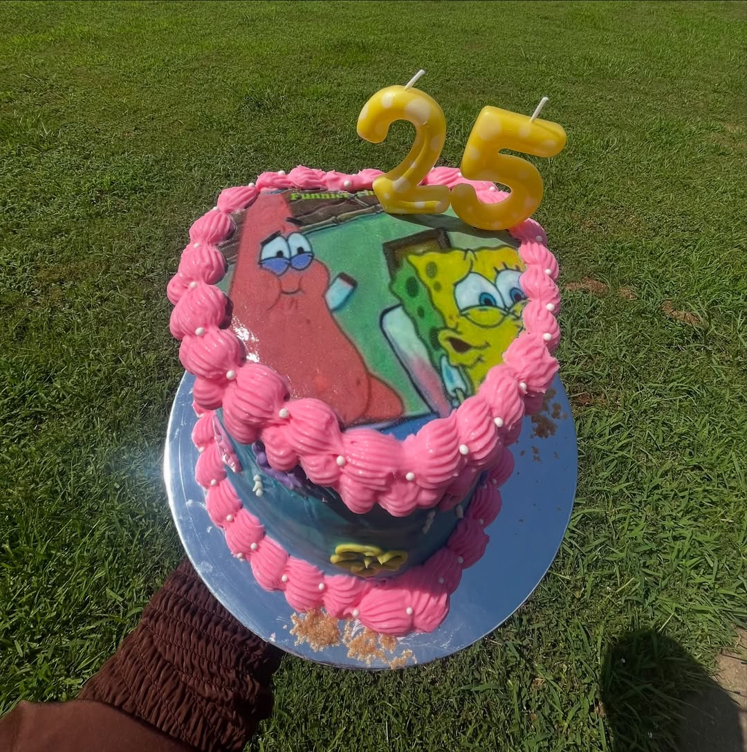 SpongeBob 25 Cake